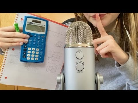 ASMR Helping You Cheat On A Test 📝