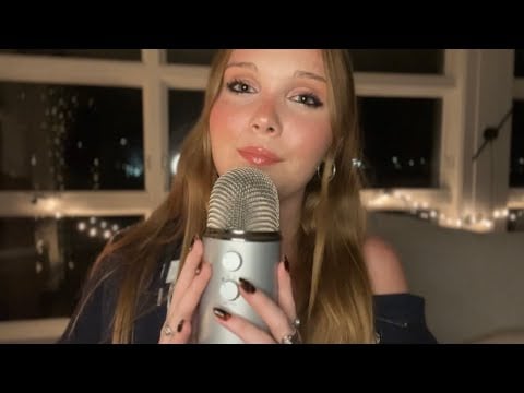 asmr ear to ear whisper ramble | lots of updates (spring break, boy drama, sad updates)