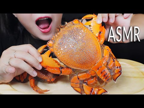 ASMR STEAMED VIETNAMESE KING CRAB CRACKLING CRUNCHY EATING SOUNDS | LINH-ASMR 먹방 mukbang linhasmr