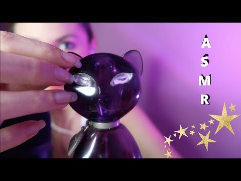 ASMR: MOSTRANDO MEUS PERFUMES (TAPPING, VIDRO,SONS DE ÁGUA, SCRATHING)