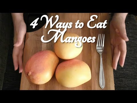 ASMR 4 Ways to Eat Mangoes ☀365 Days of ASMR☀