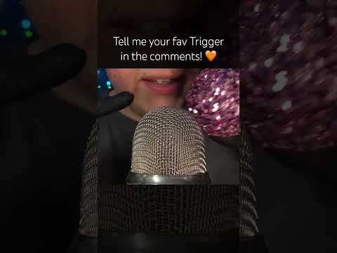 Tell me your fav trigger in the comments! 🧡 #asmr