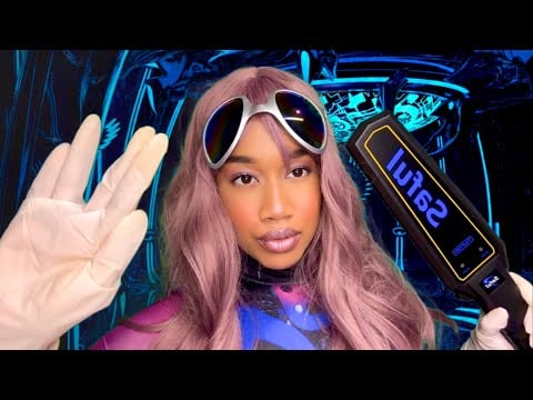 ASMR Alien TSA Agent Checks Your Bags and Pats You Down 👽🛸 ASMR Alien Role-play | ASMR TSA Role-play