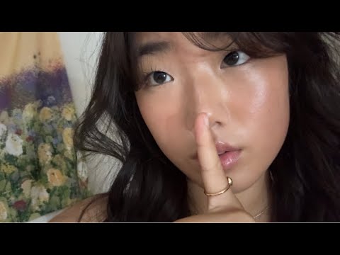 ASMR Telling you a Secret 🤫 inaudible whispering, personal attention, mouth sounds 