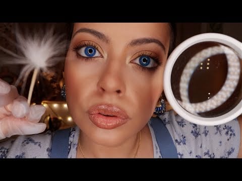 ASMR| Face Analysis on the MOST BEAUTIFUL PERSON in the WORLD (YOU) PERSONAL ATTENTION, GLOVE SOUNDS