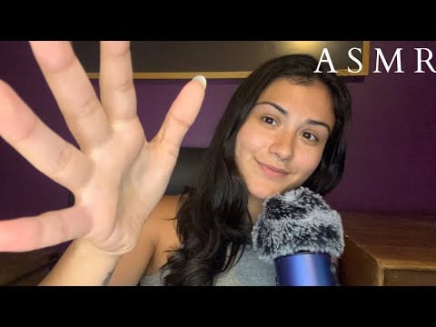 ASMR | Rambling Whispers, Hand Movements + Mouth Sounds