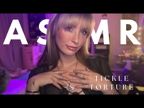 ASMR Tickle Torture 💜 (w/ Tingle Tools) 🧰