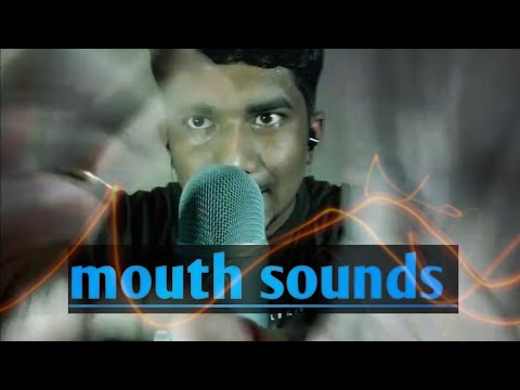 asmr mouth sounds hand movements