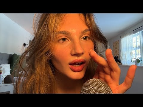 ASMR mouth sounds, hand movements, “scratch” trigger word (100% gain)