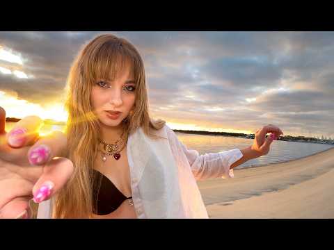 Fast & Aggressive ASMR At The Beach (In Public)