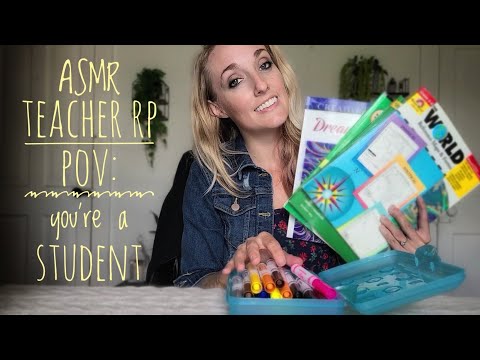 ASMR | Teacher Roleplay | Pov: You're a Student