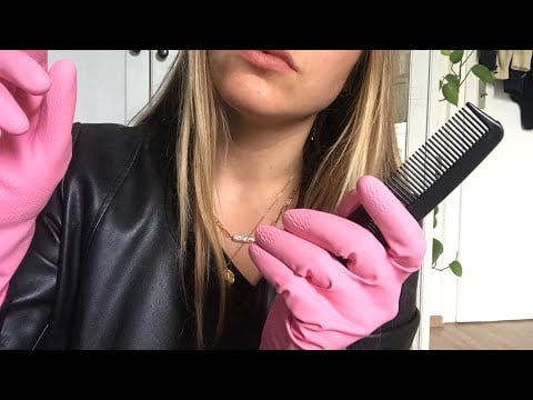ASMR ✨ - scalp check | hair brushing