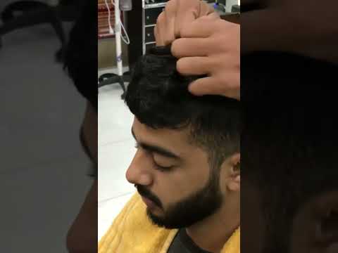 ASMR HEAD MASSAGE #asmr #asmrmassage #asmrsounds #relax #headandneckmassage #lahoribarber #strong