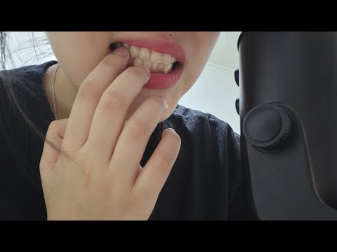 [ASMR] 요청주신 이빨 태핑/teeth tapping sound/歯を叩く音