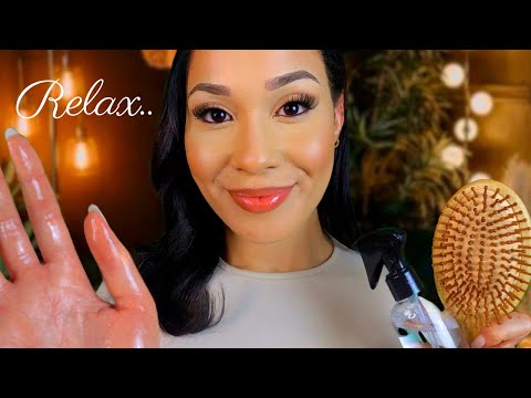 ASMR Haircut, Hair Wash & Scalp Massage ️ Relaxing Personal Attention ...