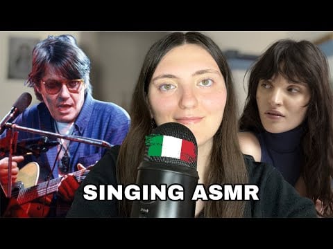 Canto in italiano (SINGING ASMR *SoftSpoken*) 🇮🇹