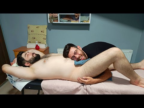 ASMR TURKISH AMAZING FULL BODY MASSAGE-CHEST,FOOT,ARM,BACK,BELLY,LEG MASSAGE