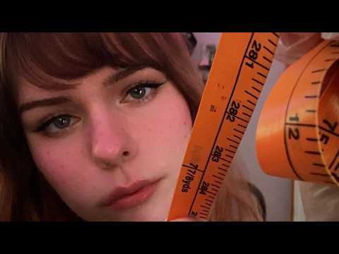 ASMR Obsessively Studying Your Face for 8 Hours (No Mid Roll Ads!) Measuring, Examining Compilation