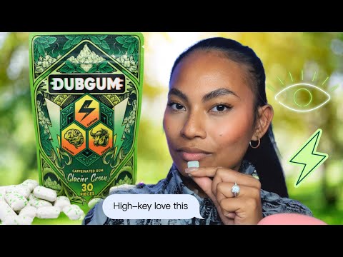 ASMR Chewing Dubgum , Minimal Talking With Snapping And Popping Gum Sounds