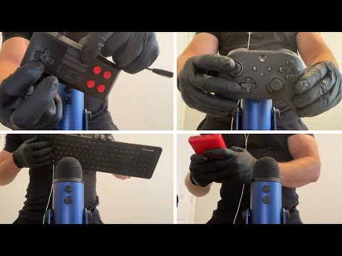 ASMR Controller / Keyboard / Mouse Sounds - Fast and Aggressive Tapping