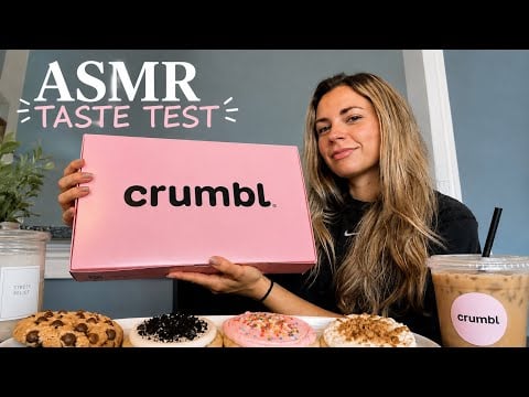 ASMR | Crumbl Cookie Review 💓
