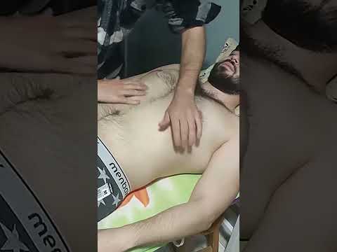 TURKISH THERAPY THAT RELIEVES PAIN IN THE CHEST AND ARMS #satisfying #relaxing #shorts #massage