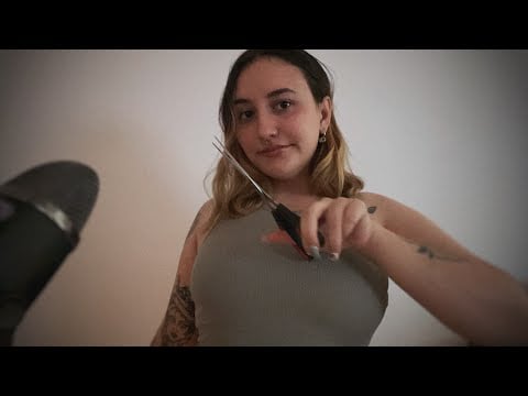 ASMR para Diego 👀💋 Visuales + Mouth Sounds | Te saco y corto las malas energías