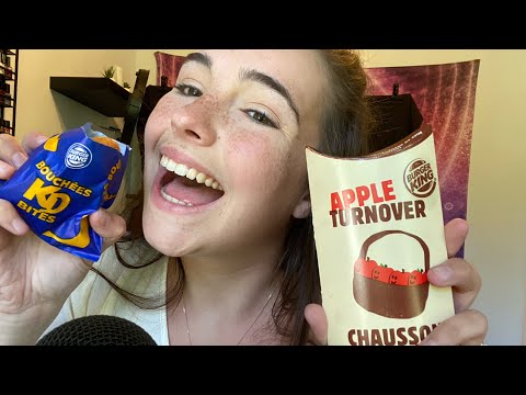 |ASMR| BURGER KING MUKBANG | MAC AND CHEESE BITES NUGGETS