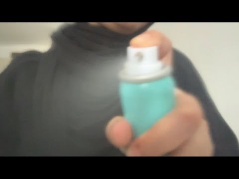 ASMR | Spraying your face and giving personal attention (drawing you, stapler sounds)