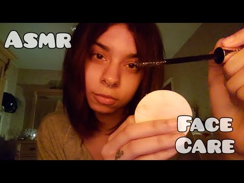 ASMR ◇ Doing your face care before bed ❤