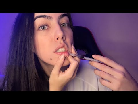 ASMR- fazendo seu preenchimento labial