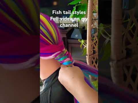 Fish Tail hair style #foryou #asmr