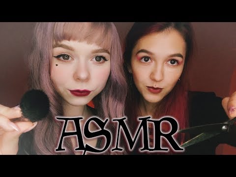 АСМР ролевая игра С ПОДРУГОЙ: 🌙 СТРАННАЯ ПАРИКМАХЕРСКАЯ | стрижка | ASMR haircut