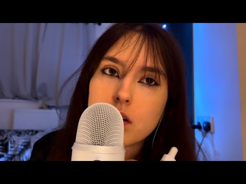 ASMR - what i got for christmas + sensitive mic sounds, mouth sounds, tapping, mic gripping!