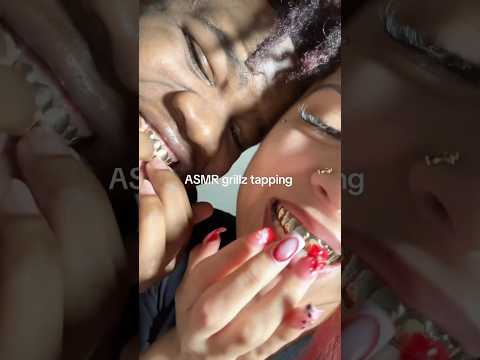 ASMR grillz tapping #asmr #mouthwhisper