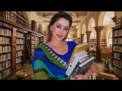 Librarian ASMR•Indian accent•typing sounds•comforting•reading books to You for relaxation 