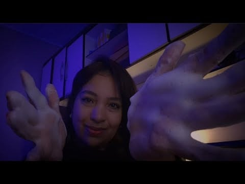 ASMR Massagem focada na lombar depois de um dia bem cansativo (No Talking) espuma, óleo, percussão🌿