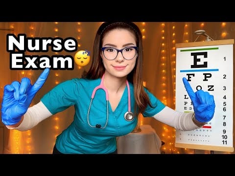 ASMR Nurse Exam in Bed 🩺 Relaxing Medical Roleplay to Help You Sleep Fast 😴