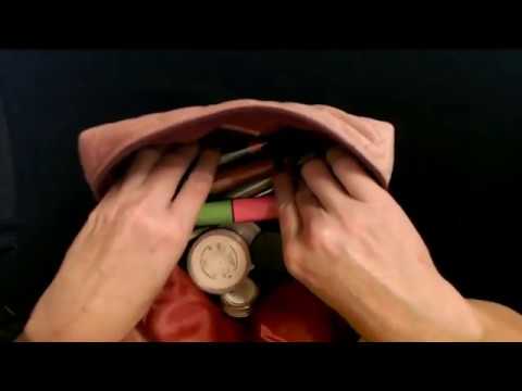 ASMR | Rummaging Through Cosmetics in a Fabric Bag