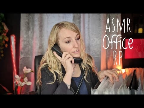 ASMR | Office Roleplay | Organizing Papers