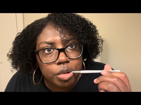 Asmr | Doing Your Brows and Lashes with Spoolie Nibbling Mouth Sounds