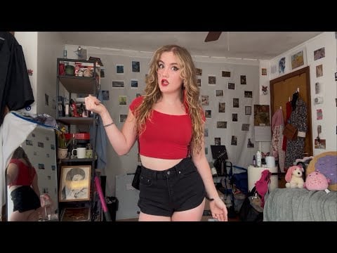 put on a red lip bc u are that b!tch ✨bestie gives u confidence✨ (ASMR Personal Attention grwm)