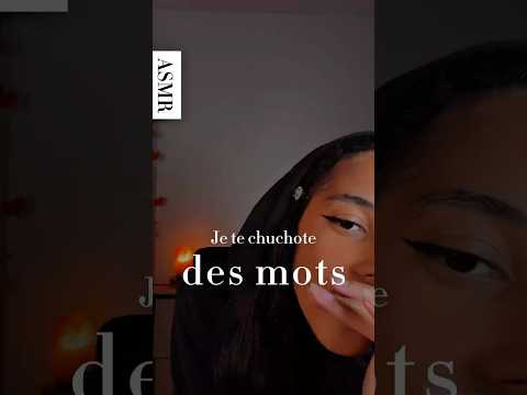 ASMR RP - Je te chuchote des mots #roleplay #asmr #relax