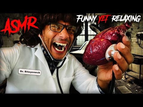 Hilarious Vampire Doctor ASMR 🧛‍♂️💉 "Totally Not Here for Your Blood!" 🤫😂
