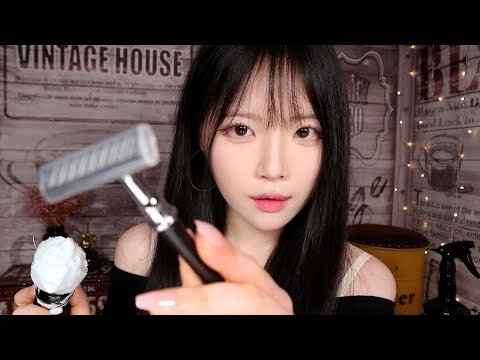 ASMR(Sub✔)오늘밤 예민한 당신을 잠들게 할 부드럽고 섬세한 바버샵 상황극😴 Delicate Barber Shop that will make you sleep Tonight