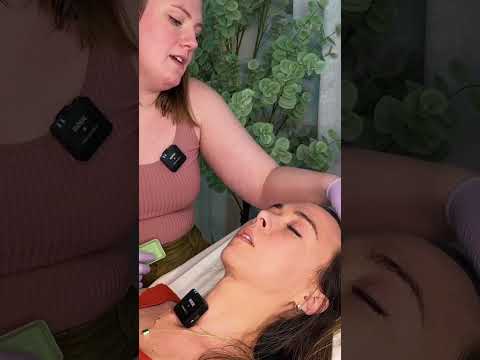 ASMR Facial 💚 #asmr #asmrfacial #asmrskincare #asmrpersonalcare