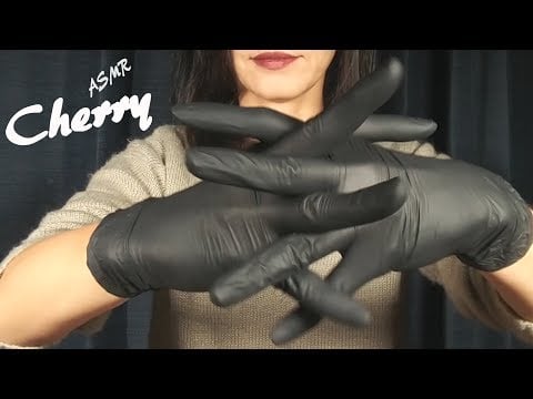 【ASMR】Latex Gloves Rubbing for Intense Triggers (No Talking) 강렬한 방아쇠를 문지르는 라텍스 장갑 / 黒ゴム手袋の音でゾワゾワ
