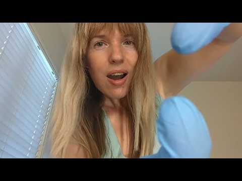 ASMR Face Massage with Gloves ✨ Facial Sculpting, Skin Pulling