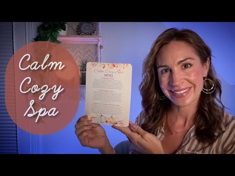 ASMR | ✨The Calm & Cozy Spa | A Selection Of Fall Seasonal Treatments | Cranberry Fizz Manicure 🍓💅