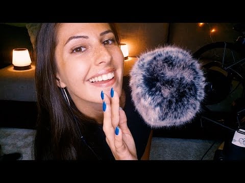 ASMR Fluffy Mic & Hand Sounds 💖Close Up Whisper Ramble😌 Mouth Sounds 😌АСМР На Български